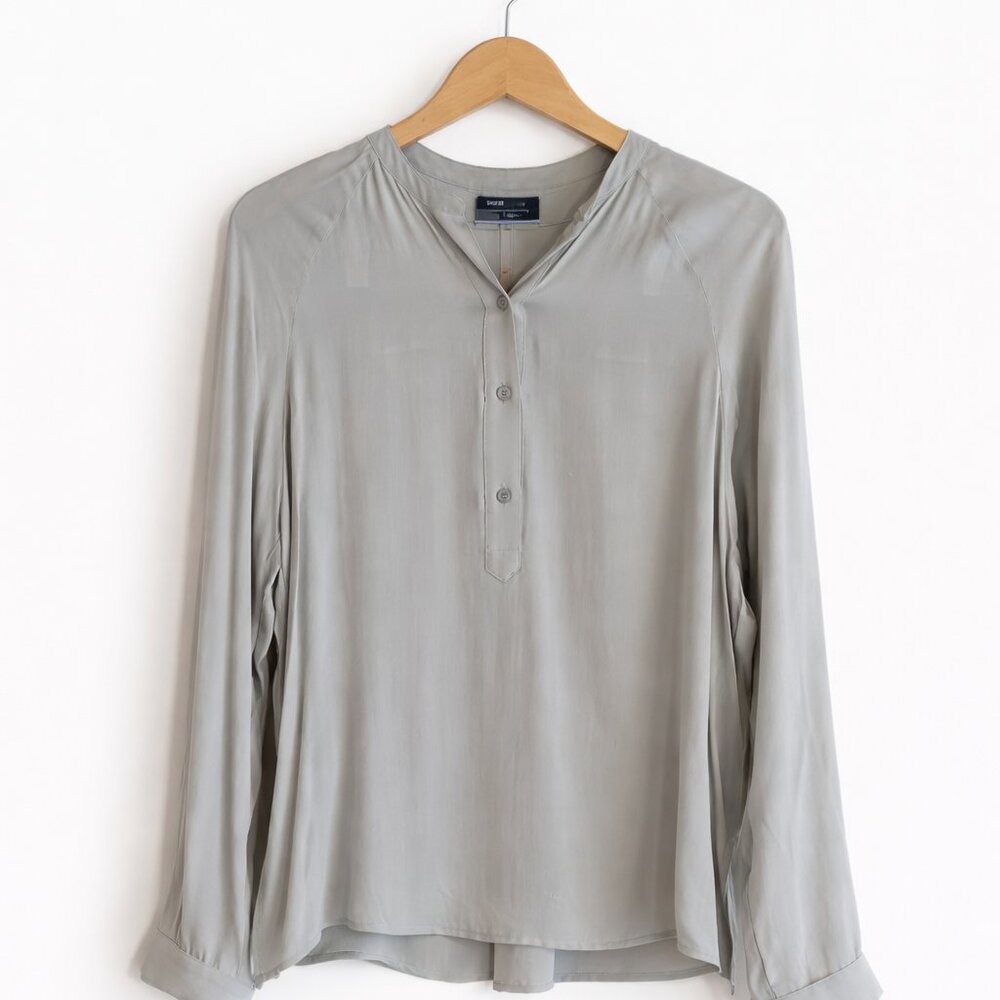 vince brand size small blouse - grey